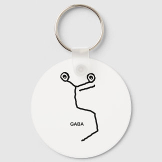 GABA Neurotransmitter Keychain
