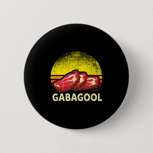 Gabagool Cacola Meat Lover New Jersey Italian Gift Button