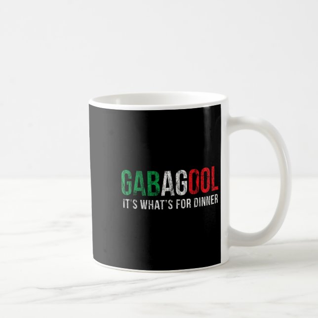 Gabagool Cacola Meat Lover New Jersey Italian Gift Coffee Mug (Right)