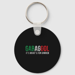 Gabagool Cacola Meat Lover New Jersey Italian Gift Keychain