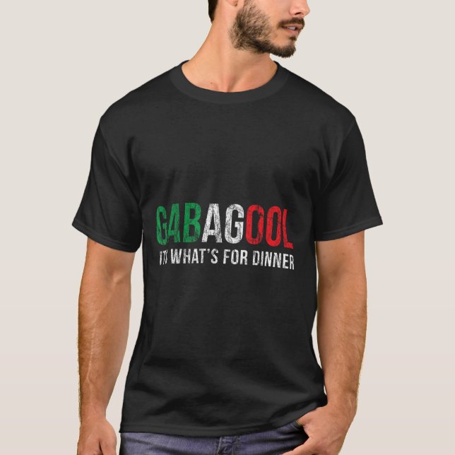Gabagool Cacola Meat Lover New Jersey Italian Gift T-Shirt (Front)