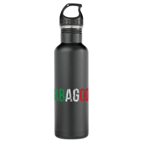 Gabagool Capicola Meat New Jersey Italian Pride Gi Stainless Steel Water Bottle