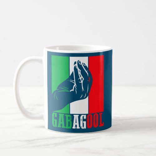 Gabagool Italian American Meat with Hand Sign Coffee Mug