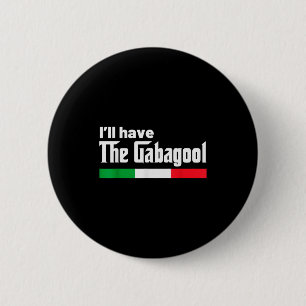 Gabagool Italy For Italians Cacola Nj New Jersey Button