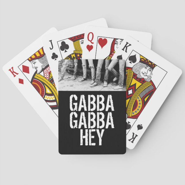 Gabba Gabba Hey Poker Cards (Back)