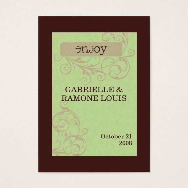 Gabby Favor Cards (Front)