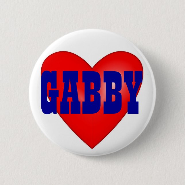 Gabby Giffords 2012 Pinback Button (Front)