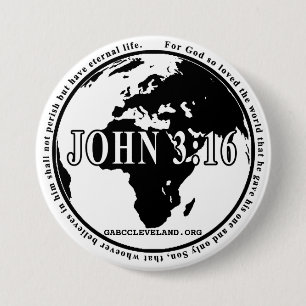 GABC John 3:16 Circular pin