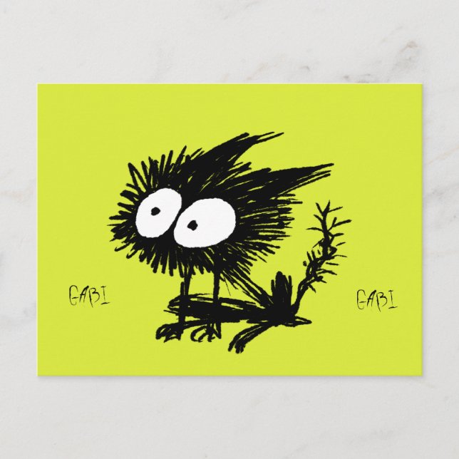 GabiGabi Sitting Postcard (Front)
