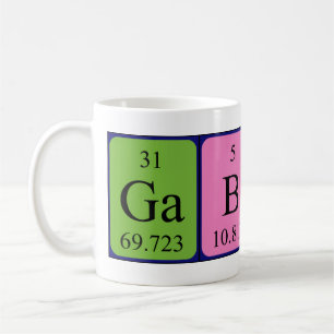 Gabin periodic table name mug