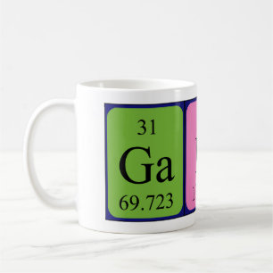 Gabin periodic table name mug