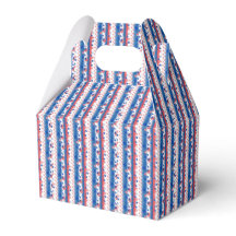 Gable Box US Patriotic Favor Box ,