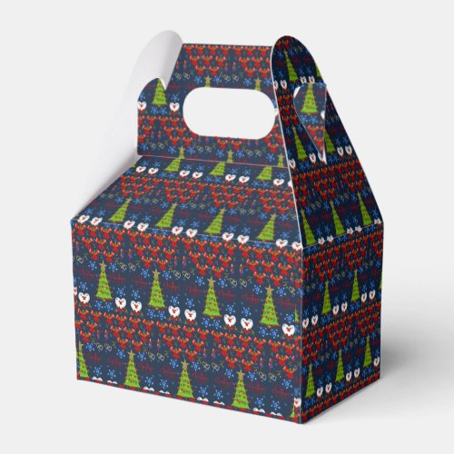 Gable Favor Box Christmas