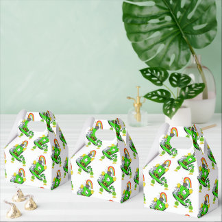 Gable Favor Box Happy St. Patrick's Day Rabbit 