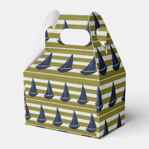 Gable Favor Box Sailboat