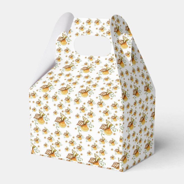 Gable Favor Box Seashell (Front Side)