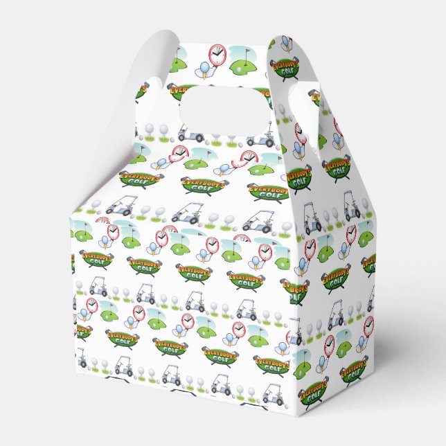 Gable Favor Box Sports (Front Side)