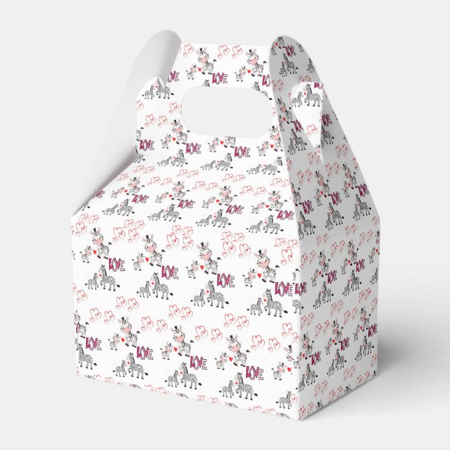 Gable Favor Box Valentine's Day (Front Side)