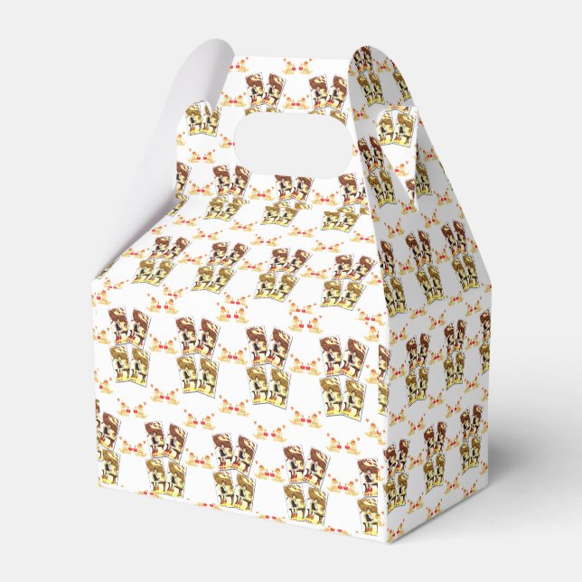 Gable Favor Box Valentine's Day (Front Side)