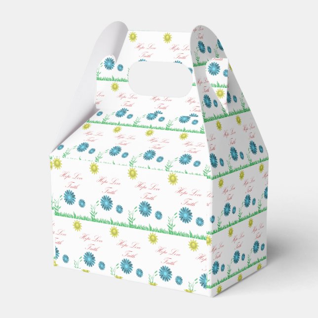 Gable Favor Box Valentine's Day (Front Side)