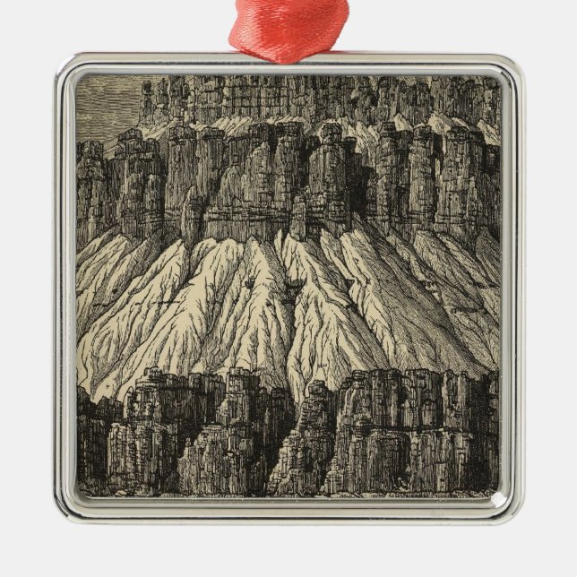 Gable with pinnacles metal ornament (Front)