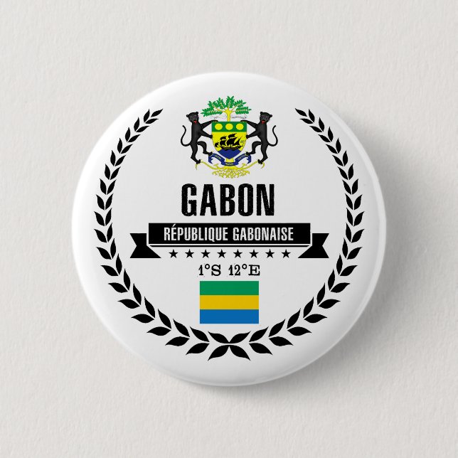 Gabon Button (Front)