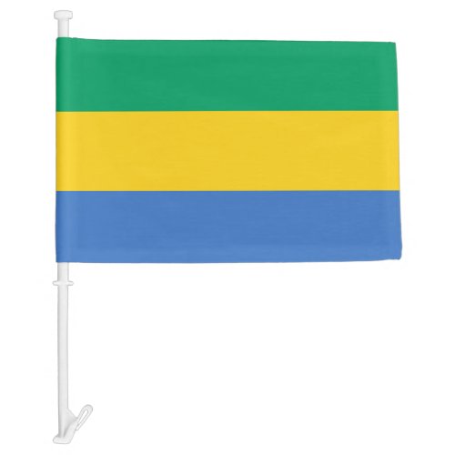 Gabon Car Flag