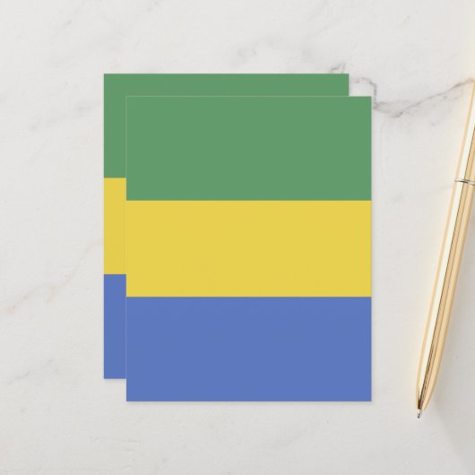 Gabon flag (Front/Back In Situ)