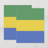 Gabon flag (Front/Back)