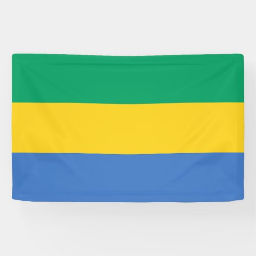 Gabon Flag Banner