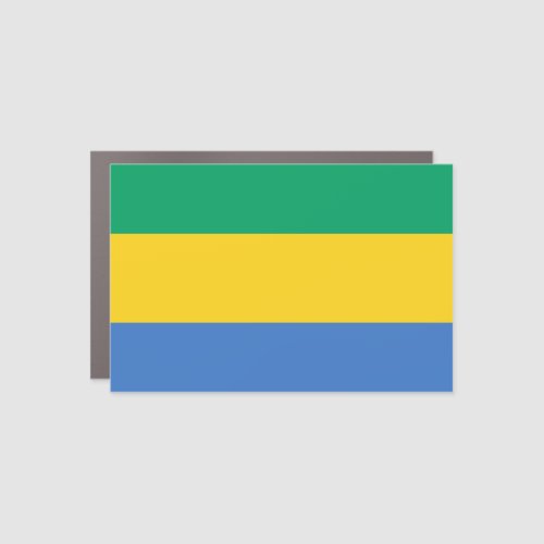 Gabon Flag Car Magnet
