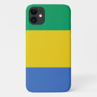 Gabon flag iPhone 11 case