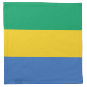 Gabon Flag Cloth Napkin