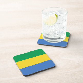 Gabon Flag Coaster