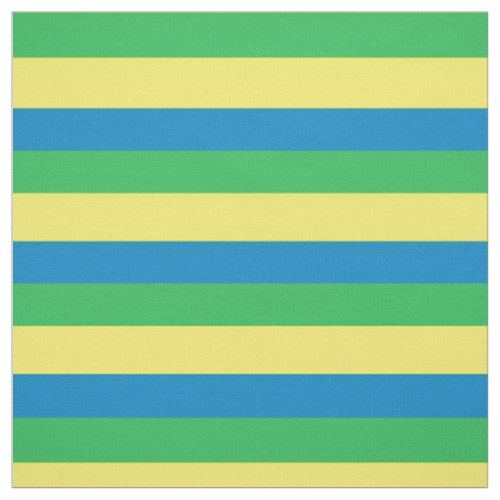 Gabon Flag Fabric