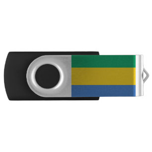 Gabon Flag Flash Drive