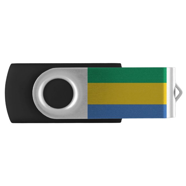 Gabon Flag Flash Drive (Front)