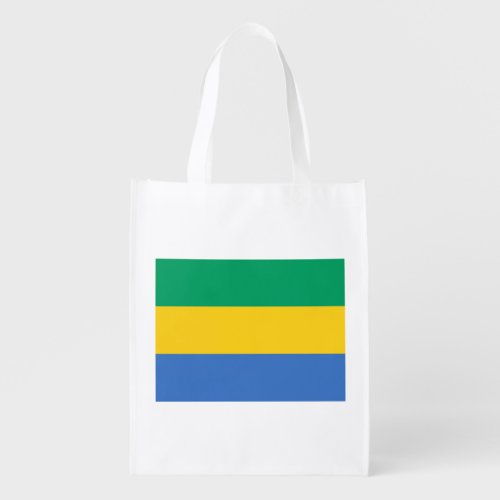Gabon Flag Grocery Bag
