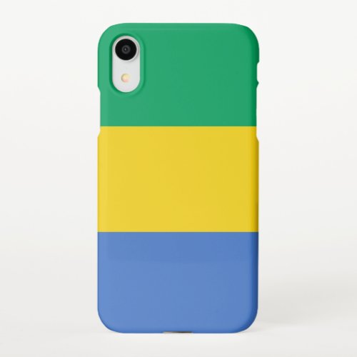 Gabon flag iPhone XR case