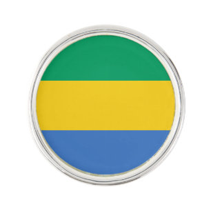 Gabon Flag Lapel Pin