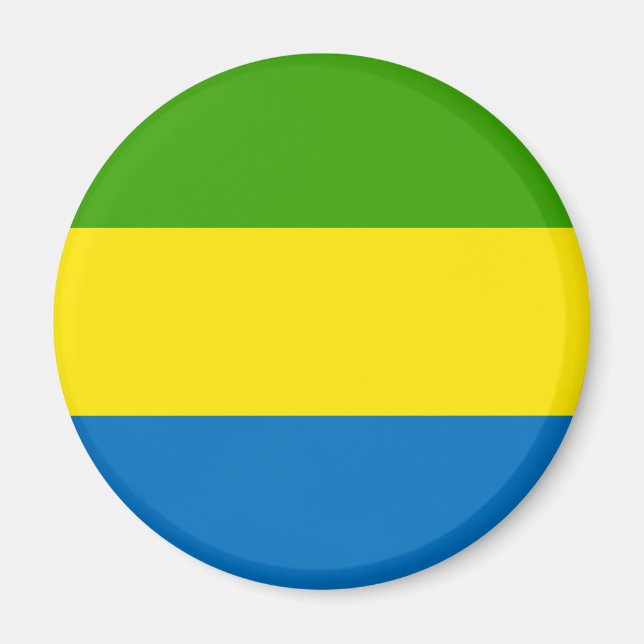 Gabon Flag Magnet (Front)
