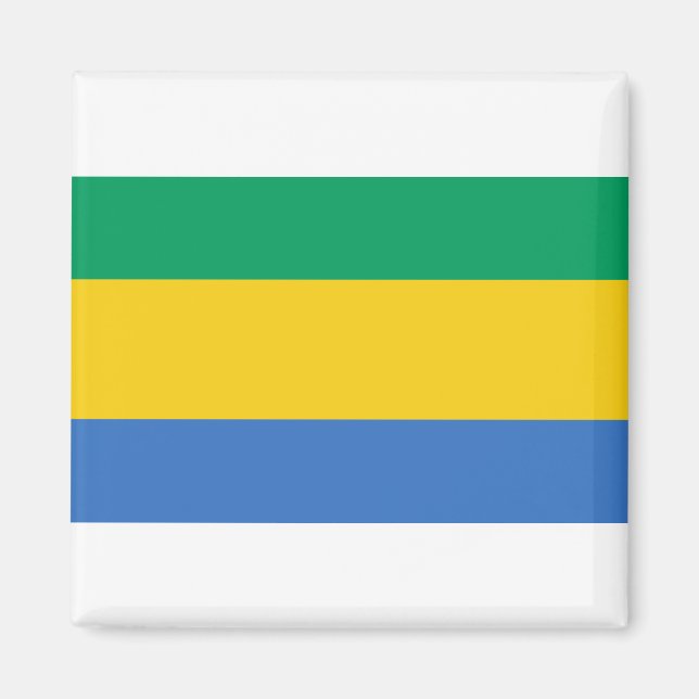 Gabon Flag Magnet (Front)