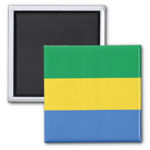 Gabon Flag Magnet