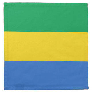 Gabon Flag Napkin