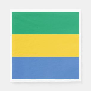 Gabon Flag Napkins
