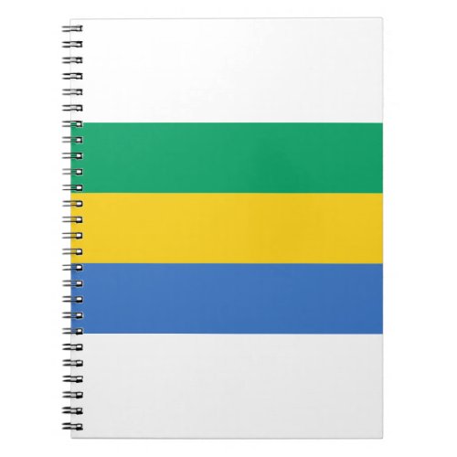 gabon flag notebook