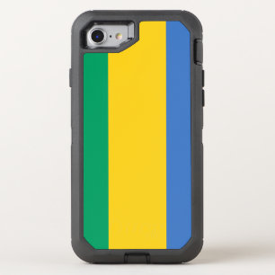 Gabon Flag OtterBox Defender iPhone SE/8/7 Case