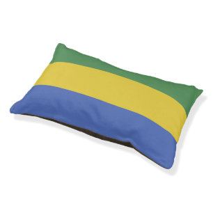 Gabon flag pet bed