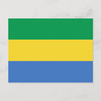 Gabon Flag Postcard