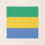 Gabon Flag Scarf<br><div class="desc">Patriotic flag of Gabon.</div>